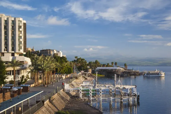 Framed Print : Israel, The Galilee, Tiberias, Sea of Galilee-Lake Tiberias waterfront Framed Print : Israel, The Galilee, Tiberias, Sea of Galilee-Lake Tiberias waterfront
