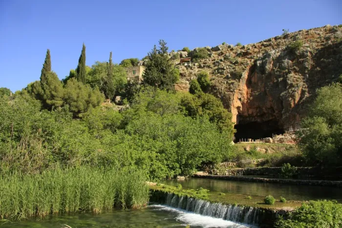 Framed Print : Israel, Golan Heights, the Banias stream, a source of the Jordan River, the Grotto Framed Print : Israel, Golan Heights, the Banias stream, a source of the Jordan River, the Grotto