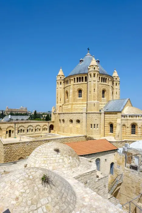 Framed Print : Israel, Jerusalem District, Jerusalem. Dormition Abbey on Mount Zion Framed Print : Israel, Jerusalem District, Jerusalem. Dormition Abbey on Mount Zion