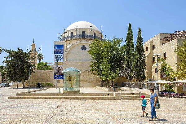 Israel, Jerusalem District, Jerusalem. Hurva Synagogue in the Jewish Quarter of the