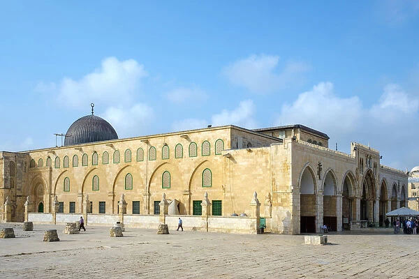 Israel, Jerusalem District, Jerusalem. Al-Aqsa Mosque on Temple Mount in the Old City