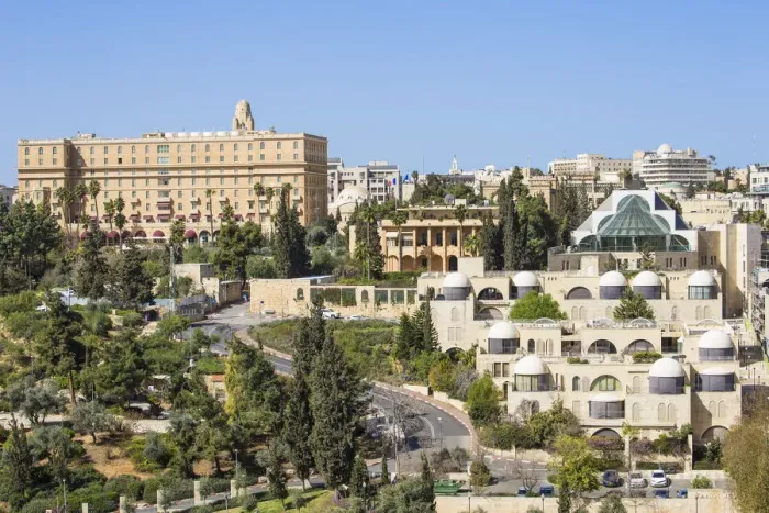 Framed Print : Israel, Jerusalem, Mamilla, Luxury Apartments and the King David Hotel Framed Print : Israel, Jerusalem, Mamilla, Luxury Apartments and the King David Hotel