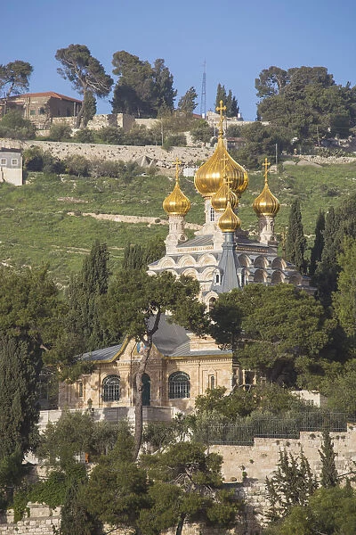Israel, Jerusalem, Mount of Olives, Church of Mary Magdalene