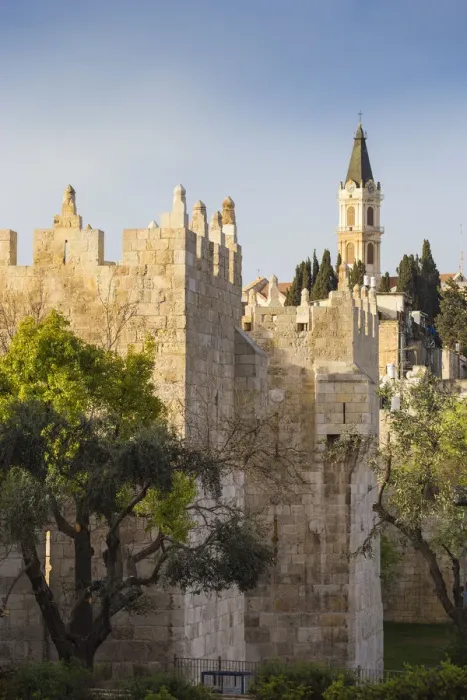 Framed Print : Israel, Jerusalem, Old City, City Walls Framed Print : Israel, Jerusalem, Old City, City Walls
