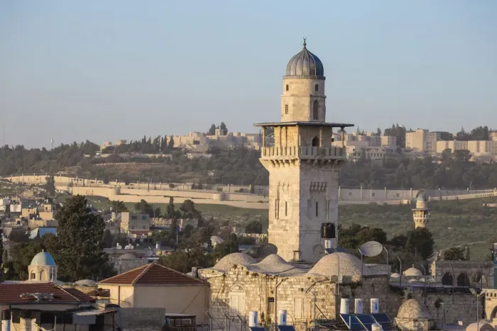 Framed Print : Israel, Jerusalem, Old City, Mosque on Temple Mount Framed Print : Israel, Jerusalem, Old City, Mosque on Temple Mount