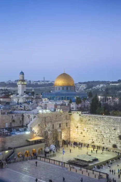 Framed Print : Israel, Jerusalem, Old City, Temple Mount, Dome of the Rock and The Western Wall Framed Print : Israel, Jerusalem, Old City, Temple Mount, Dome of the Rock and The Western Wall