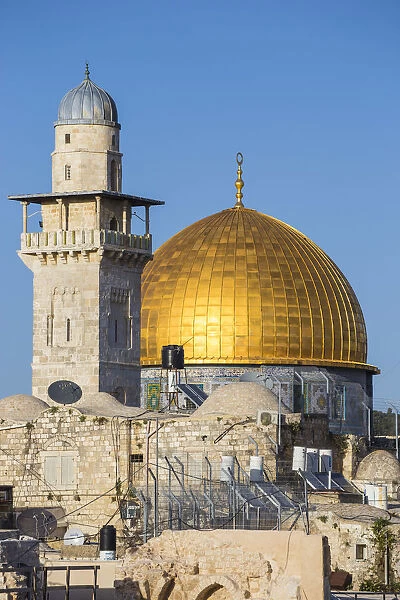 Israel, Jerusalem, Old City, Temple Mount, Dome of the Rock