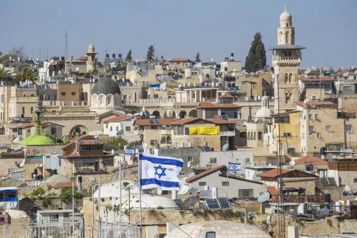 Framed Print : Israel, Jerusalem, View of old Town Framed Print : Israel, Jerusalem, View of old Town