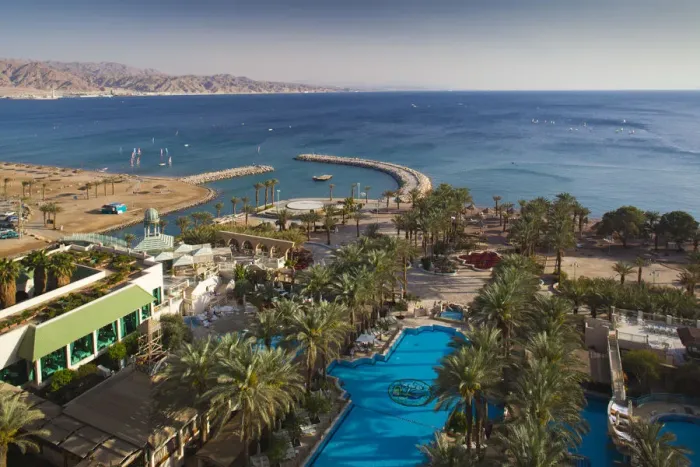 Framed Print : Israel, The Negev, Eilat of Red Sea from Herods Palace Hotel Framed Print : Israel, The Negev, Eilat of Red Sea from Herods Palace Hotel