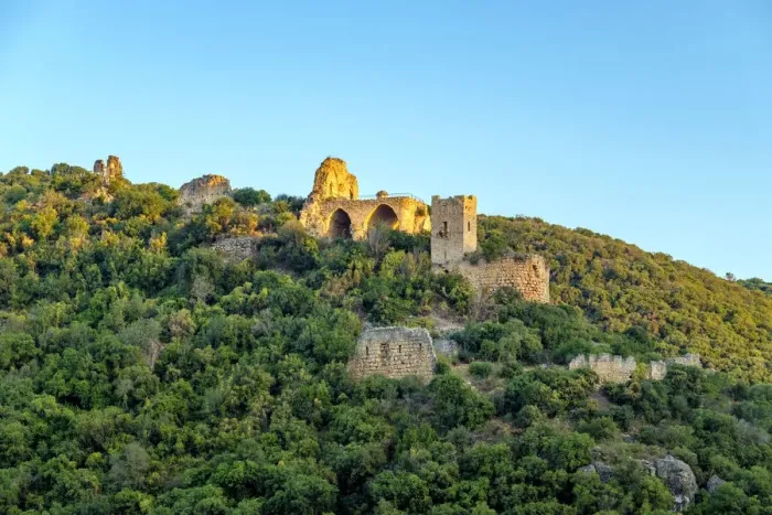 Framed Print : Israel, North District, Upper Galilee. Montfort Castle, a ruined Crusader fortress Framed Print : Israel, North District, Upper Galilee. Montfort Castle, a ruined Crusader fortress