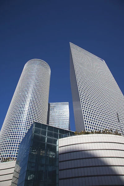 Israel, Tel Aviv, buildings of Azrieli Center