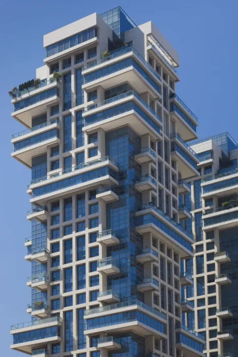 Framed Print : Israel, Tel Aviv, Tzameret Towers, also known as The Akirov Towers, contain most expensive Framed Print : Israel, Tel Aviv, Tzameret Towers, also known as The Akirov Towers, contain most expensive