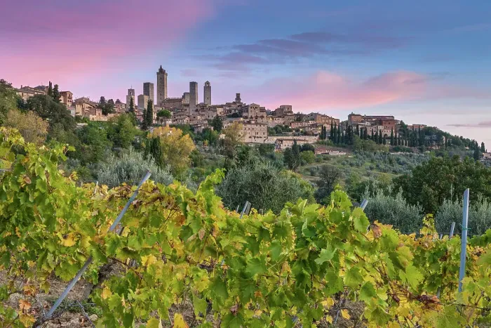 Framed Print : Italien, Tuscany, San Gimignano town