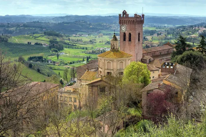 Framed Print : Italien, Tuscany, San Miniato town, church Framed Print : Italien, Tuscany, San Miniato town, church