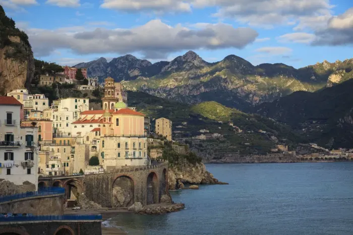 Framed Print : Italy, Amalfi Coast, Atrani Framed Print : Italy, Amalfi Coast, Atrani