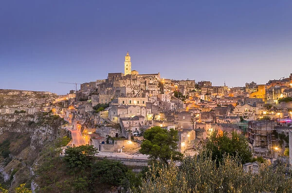 Italy. Basilicata, Matera, Sassi (Unesco world heritage site)