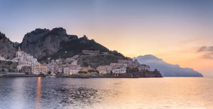 Framed Print : Italy, Campagnia, Amalfi Coast, Amalfi. The town of Amalfi