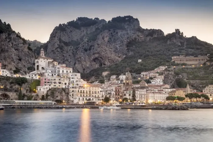 Framed Print : Italy, Campagnia, Amalfi Coast, Amalfi. The town of Amalfi