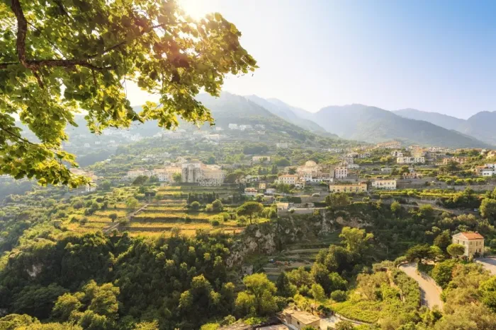 Framed Print : Italy, Campagnia, Amalfi Coast, Ravello. The valley around Ravello