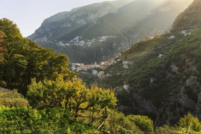 Framed Print : Italy, Campagnia, Amalfi Coast, Ravello. The valley around Ravello