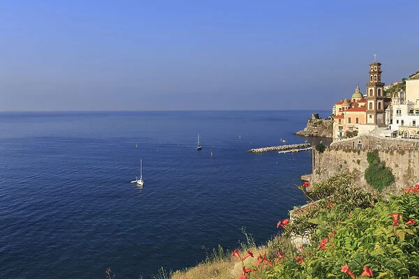 Italy, Campania, Amalfi Coast, Salerno district. Peninsula of Sorrento. Atrani