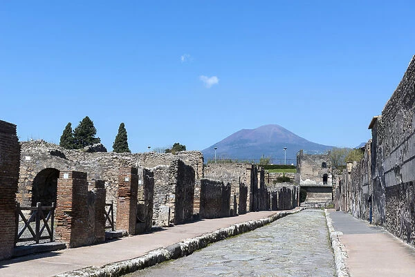Italy, Campania, Naples, archaeological site of Pompeii