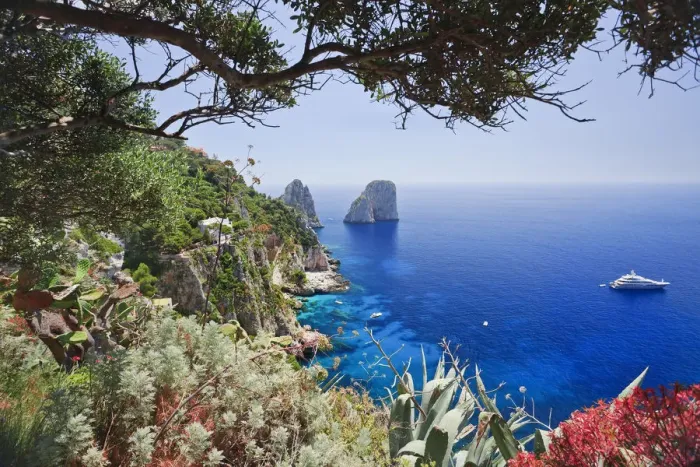 Framed Print : Italy, Campania, Napoli district, Capri. Faraglioni Framed Print : Italy, Campania, Napoli district, Capri. Faraglioni