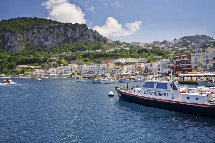 Framed Print : Italy, Campania, Napoli district, Capri. Marina Grande Harbour Framed Print : Italy, Campania, Napoli district, Capri. Marina Grande Harbour