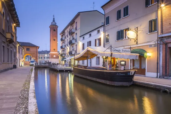 Framed Print : Italy, Emilia Romagna, Comacchio, Torre dell Orologio Framed Print : Italy, Emilia Romagna, Comacchio, Torre dell Orologio