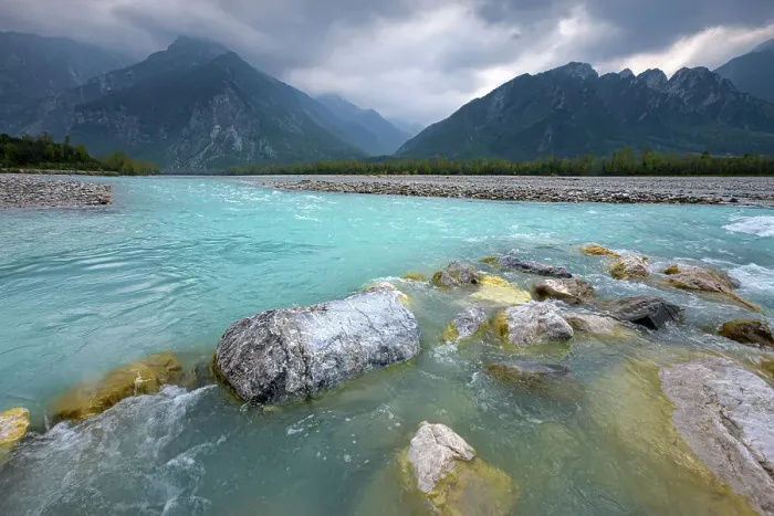 Framed Print : Italy, Friuli, Tagliamento river Framed Print : Italy, Friuli, Tagliamento river