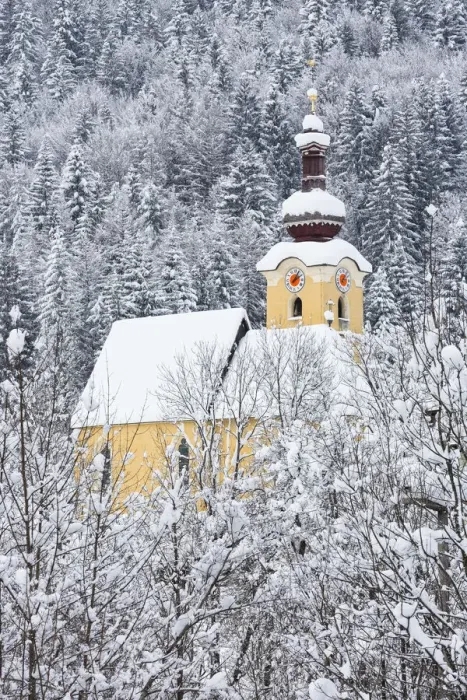 Framed Print : Italy, Friuli Venezia Giulia, Alpine church in Fusine near the border with Austria Framed Print : Italy, Friuli Venezia Giulia, Alpine church in Fusine near the border with Austria