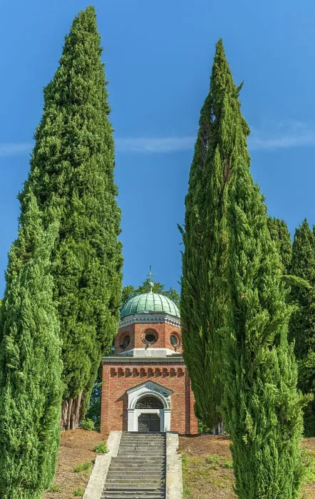 Framed Print : Italy, Friuli Venezia Giulia. The mausoleum of Teodore de la tour near in the Collio area Framed Print : Italy, Friuli Venezia Giulia. The mausoleum of Teodore de la tour near in the Collio area