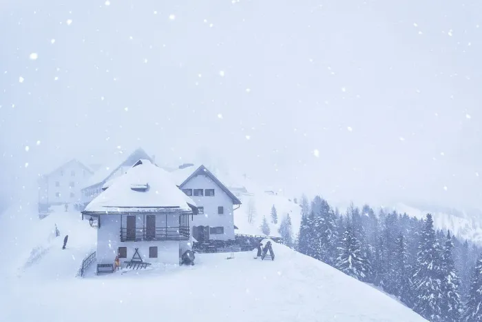 Framed Print : Italy, Friuli Venezia Giulia, Monte Lussari, Alpi Giulie, winter