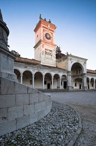 Italy, Friuli Venezia Giulia, Udine, clock tower of Udine in Freedom square