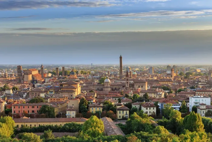 Framed Print : Italy, Italia. Emilia-Romagna, Bologna district, Bologna. Cityscape Framed Print : Italy, Italia. Emilia-Romagna, Bologna district, Bologna. Cityscape