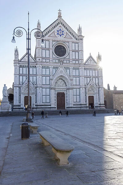 Italy, Italia. Tuscany, Toscana. Firenze district. Florence, Firenze. Santa Croce church