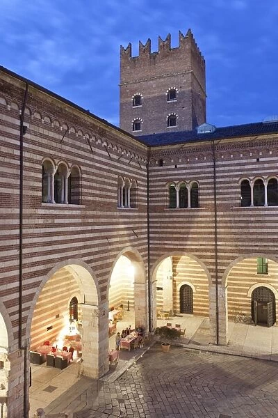 Italy, Italia Veneto, Verona district. Verona. Palazzo della Ragione