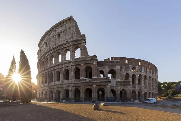 Italy, Latium, Lazio. Rome, Roma. The Colosseum