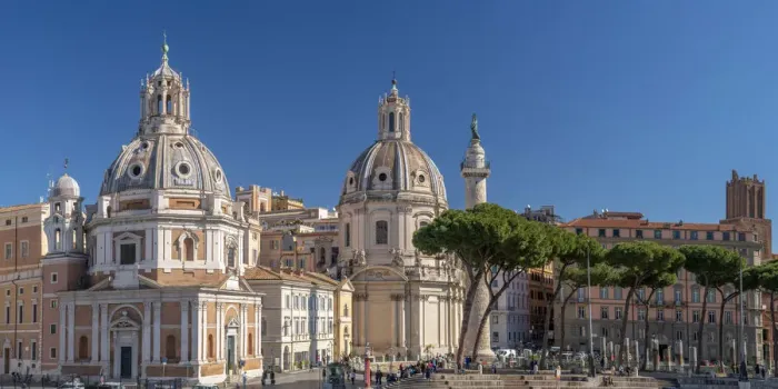 Framed Print : Italy, Lazio, Rome, Church of Santa Maria di Loreto, Church of the Most Holy Name