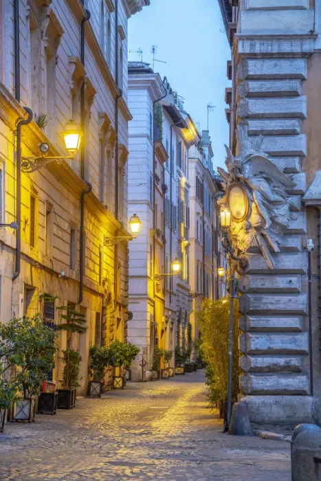 Framed Print : Italy, Lazio, Rome, Ponte, Via dei Coronari