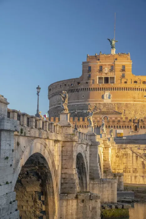 Framed Print : Italy, Lazio, Rome, St. Angelo Bridge, Ponte Sant Angelo and Castel Framed Print : Italy, Lazio, Rome, St. Angelo Bridge, Ponte Sant Angelo and Castel