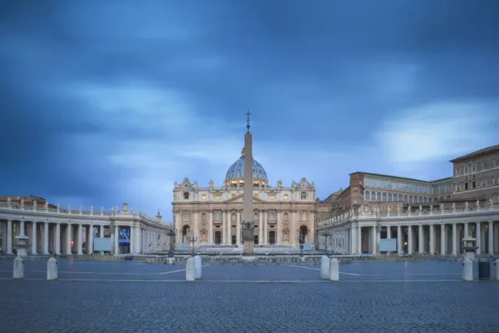 Framed Print : Italy, Lazio, Rome, St. Peters Square, St. Peters Basilica Framed Print : Italy, Lazio, Rome, St. Peters Square, St. Peters Basilica