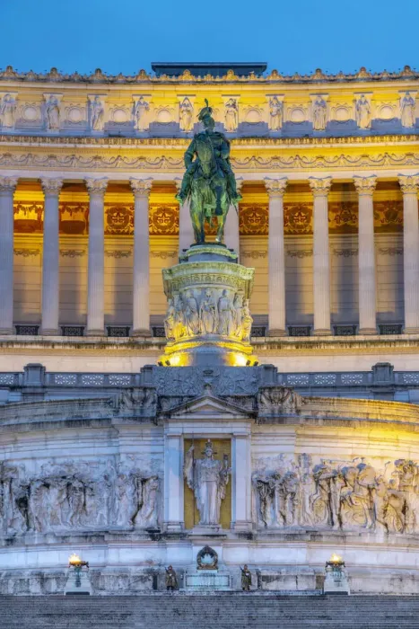 Framed Print : Italy, Lazio, Rome, Vittorio Emanuele II Monument, Altare della Patria