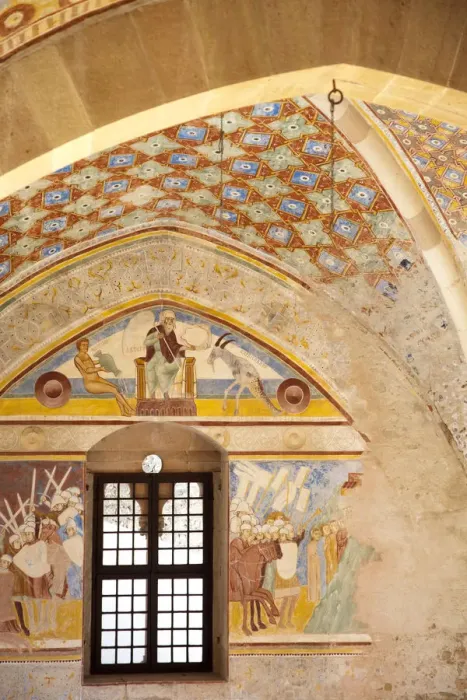 Framed Print : Italy, Lombardy, Lake Maggiore, Angera, La Rocca fortress, murals in the Justice Room Framed Print : Italy, Lombardy, Lake Maggiore, Angera, La Rocca fortress, murals in the Justice Room