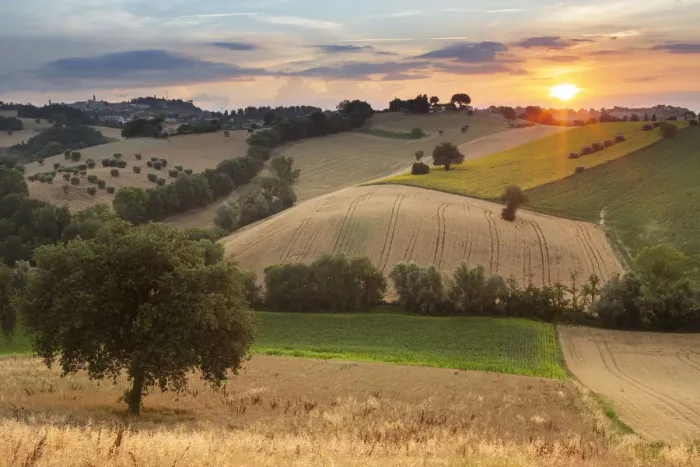 Framed Print : Italy, Marche. Macerata district. Corridonia