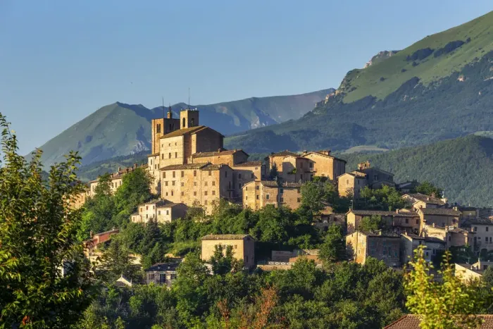 Framed Print : Italy, Marche. Macerata district. Sarnano Framed Print : Italy, Marche. Macerata district. Sarnano