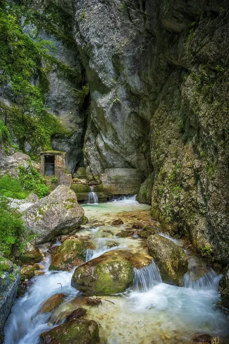 Framed Print : Italy, The Marches. in the National park of the Monti Sibillini, the Gola dell'Infernaccio Framed Print : Italy, The Marches. in the National park of the Monti Sibillini, the Gola dell'Infernaccio
