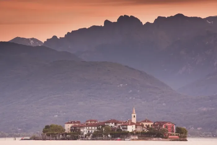 Framed Print : Italy, Piedmont, Lake Maggiore, Stresa, Borromean Islands, Isola Superiore O Dei Pescatori Framed Print : Italy, Piedmont, Lake Maggiore, Stresa, Borromean Islands, Isola Superiore O Dei Pescatori