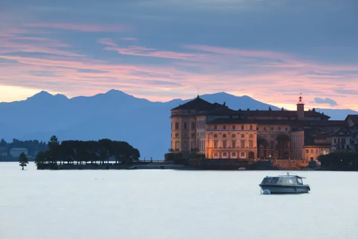 Framed Print : Italy, Piedmont, Lake Maggiore, Stresa, Borromean Islands, Isola Bella, Palazzo Borromeo Framed Print : Italy, Piedmont, Lake Maggiore, Stresa, Borromean Islands, Isola Bella, Palazzo Borromeo