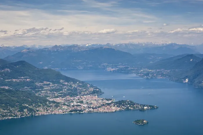 Framed Print : Italy, Piedmont, Lake Maggiore, Mottarone, view of Verbania and Isola Madre from Mount Framed Print : Italy, Piedmont, Lake Maggiore, Mottarone, view of Verbania and Isola Madre from Mount